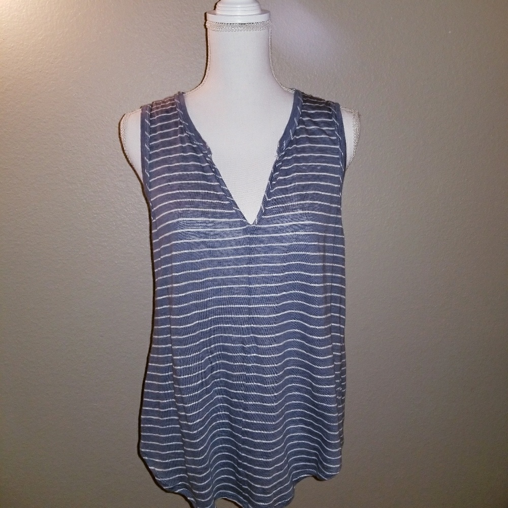 Madewell Sleeveless Linen Blouse  Size L